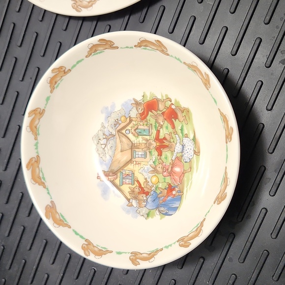 Vintage Royal Doulton Bunnykins 3 Piece Set - Picture 3 of 8